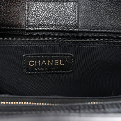 Chanel Calfskin Cerf Executive Shopper Tote Black 7 of 16
