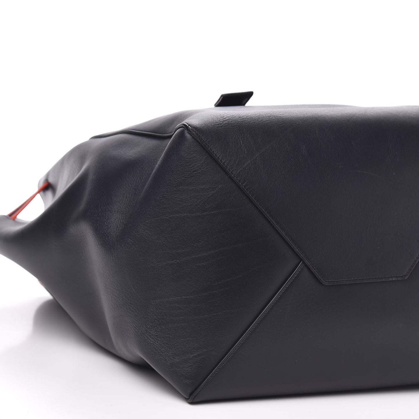 Calfskin Large Belt Cabas Phantom Navy Blue