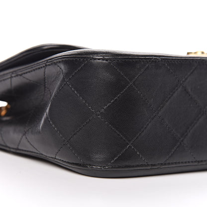 Chanel Lambskin Quilted Medium Elegant CC Flap Beige Black 13 of 14