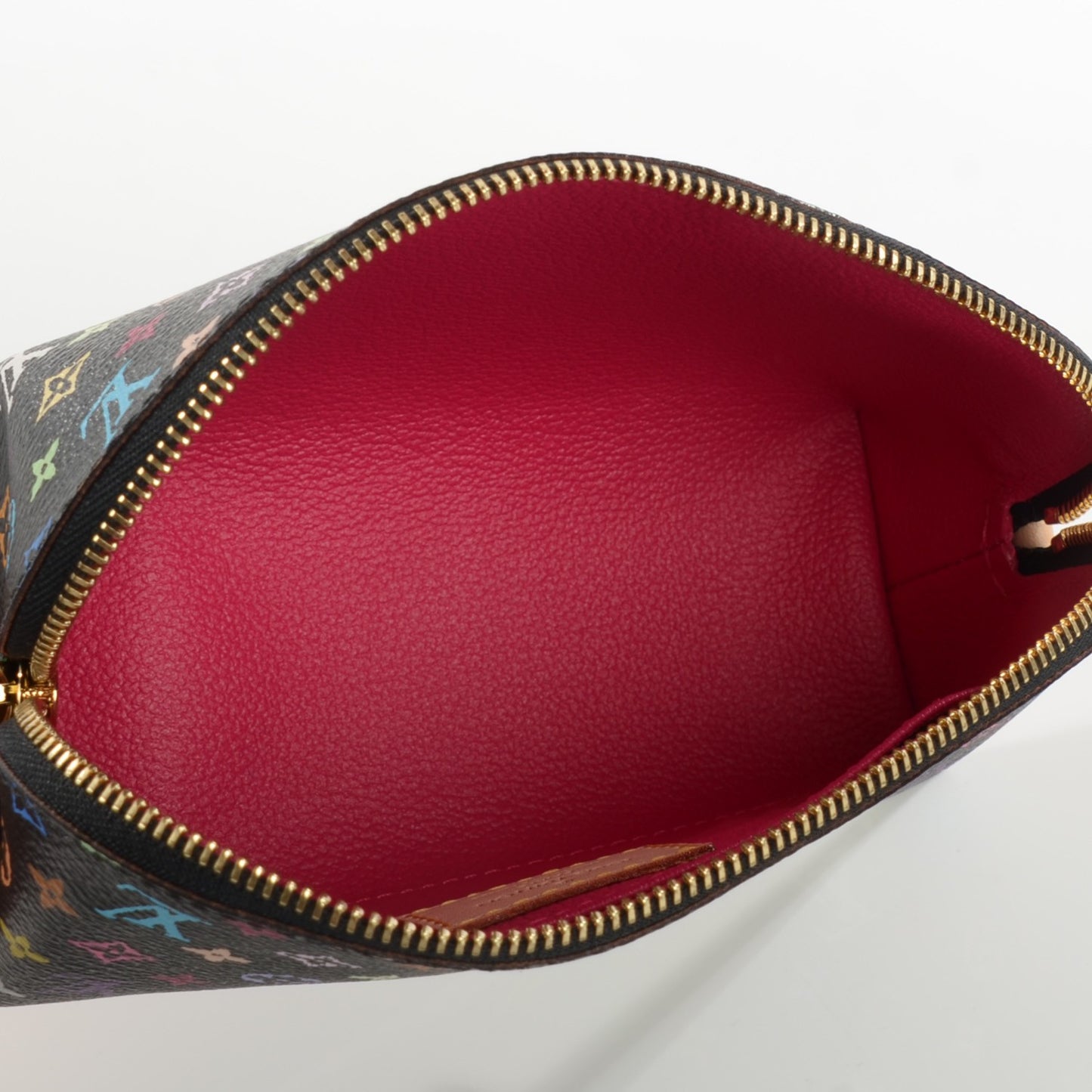 Monogram Multicolor Cosmetic Pouch Black Grenade