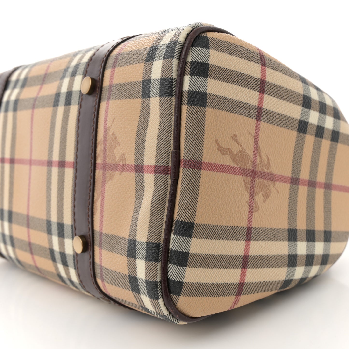 Haymarket Check Studded Bowler Brown