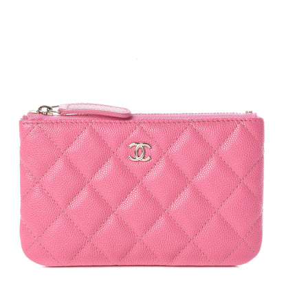 Chanel Caviar Quilted Small Cosmetic Case Pink 1 of 8
