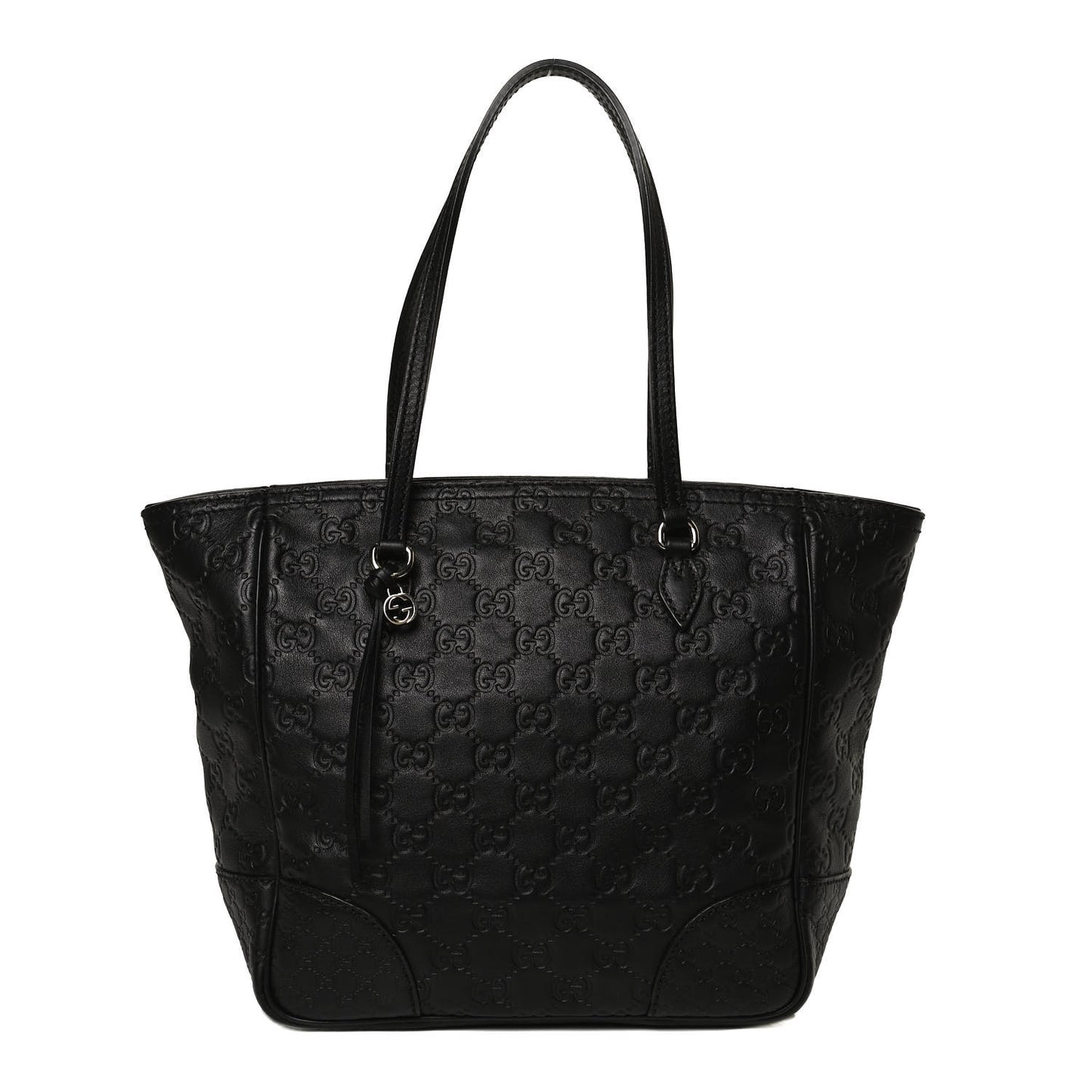 Guccissima Small Bree Zippered Tote Black