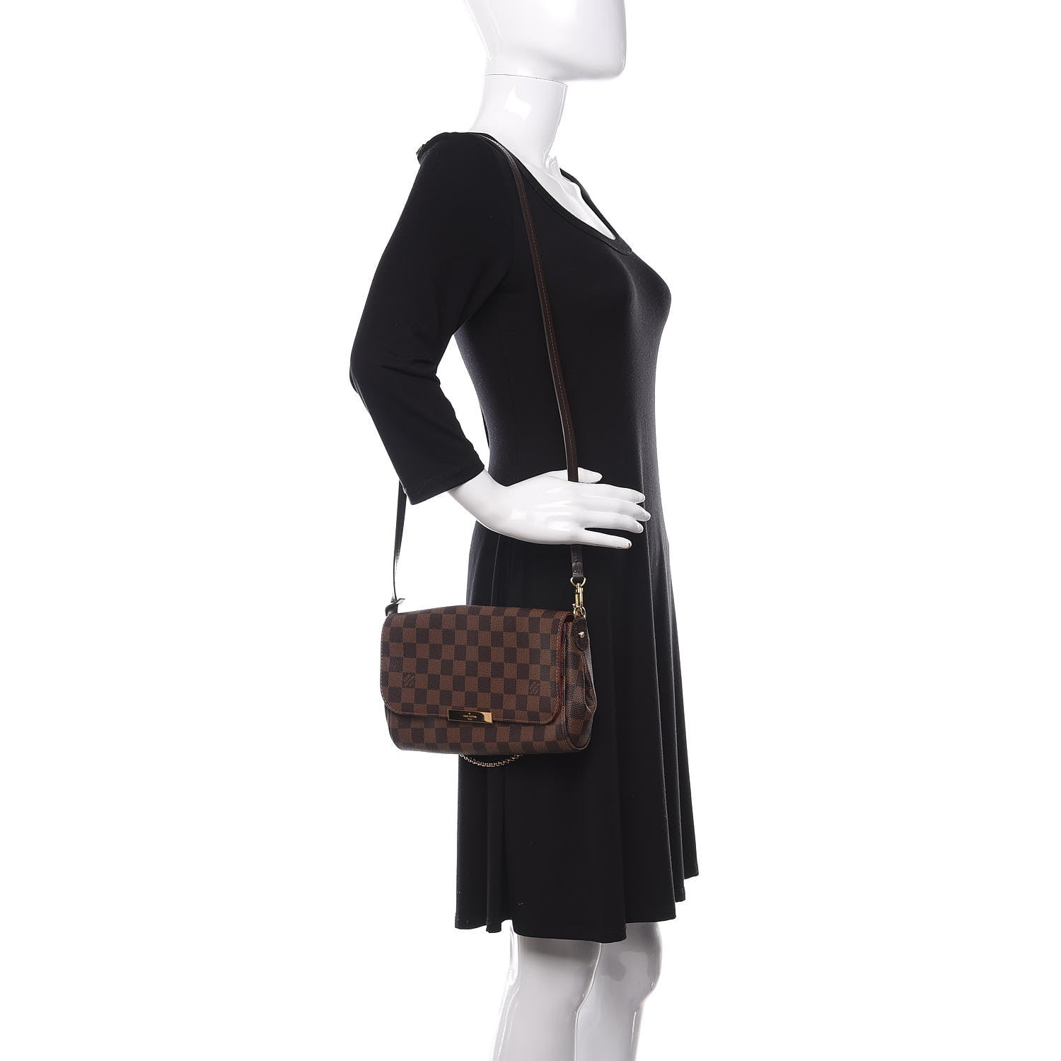 Louis Vuitton Damier Ebene Favorite MM 2 of 11