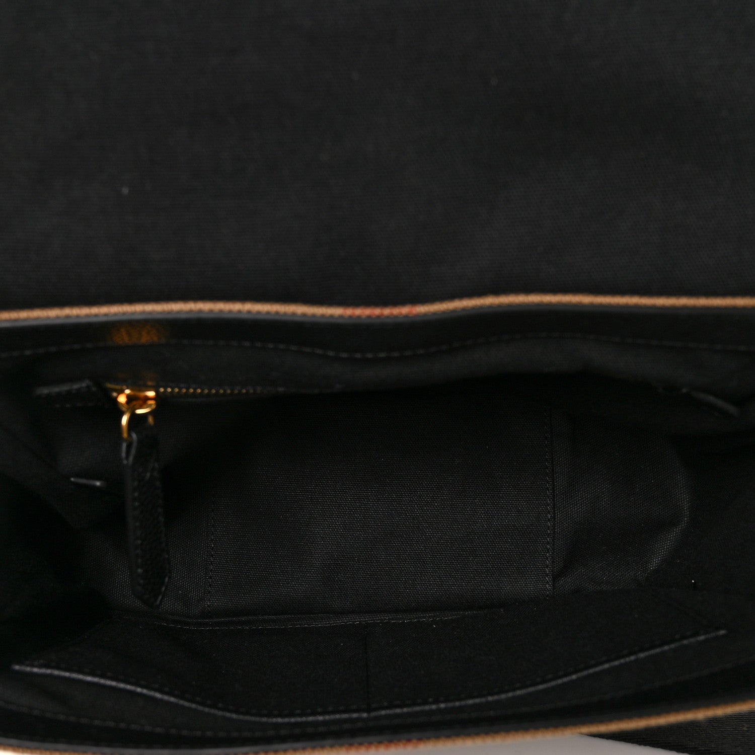 Burberry Canvas Mega Check Small Baildon Messenger Bag Black 4 of 8