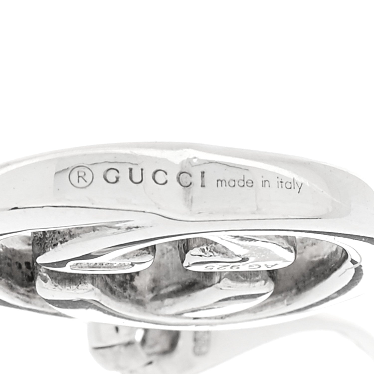 Gucci Sterling Silver Britt Drop Earrings 4 of 5