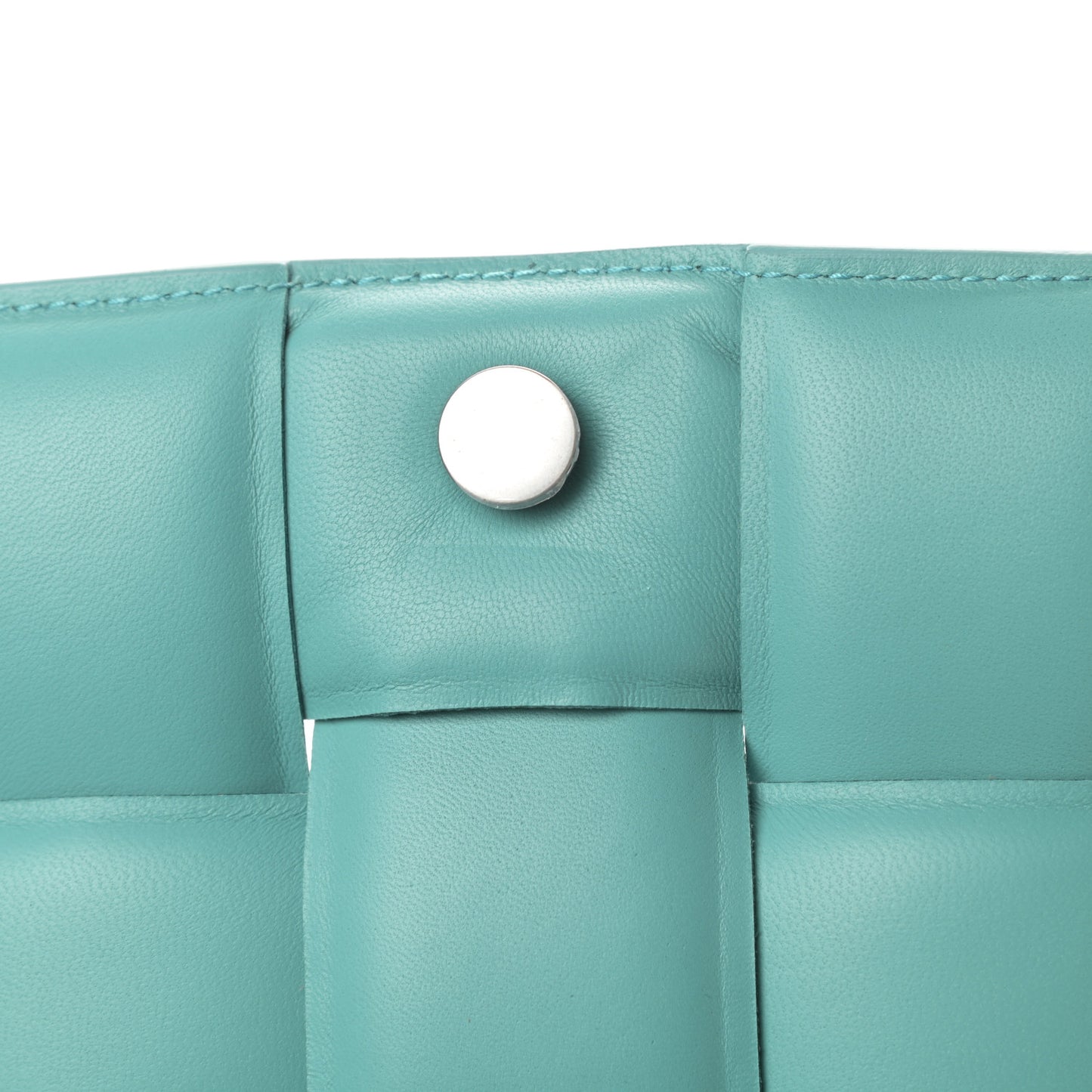 Nappa Maxi Intreccio Padded Cassette Crossbody Bag Spearmint