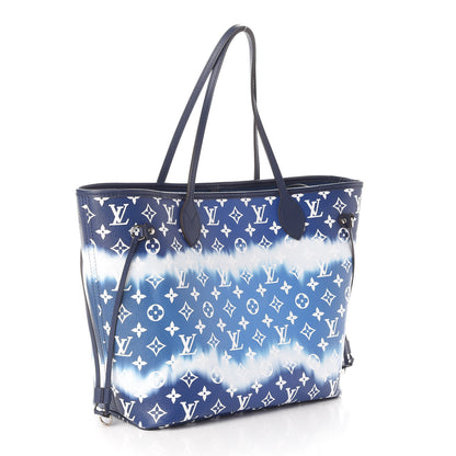 Louis Vuitton Monogram Escale Neverfull MM Blue 2 of 8