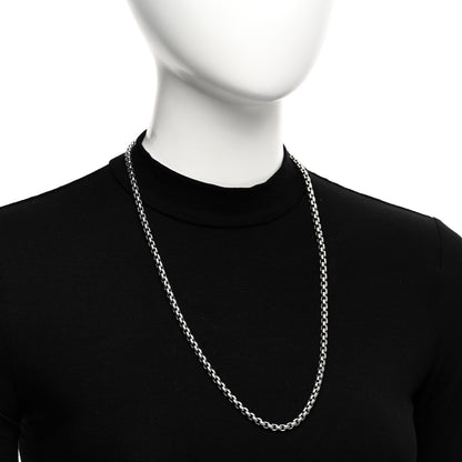 David Yurman Sterling Silver 4.8mm Box Chain Necklace 26" 2 of 4