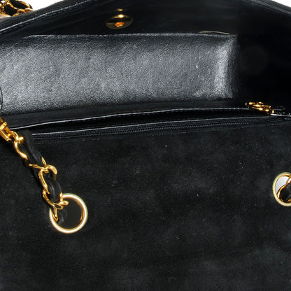 Chanel Suede Quilted Small Flap Black 5 of 8