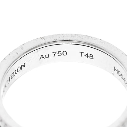 Boucheron 18K White Gold PVD Diamond Quatre Black Edition Wedding Band Ring 48 4.5 5 of 6