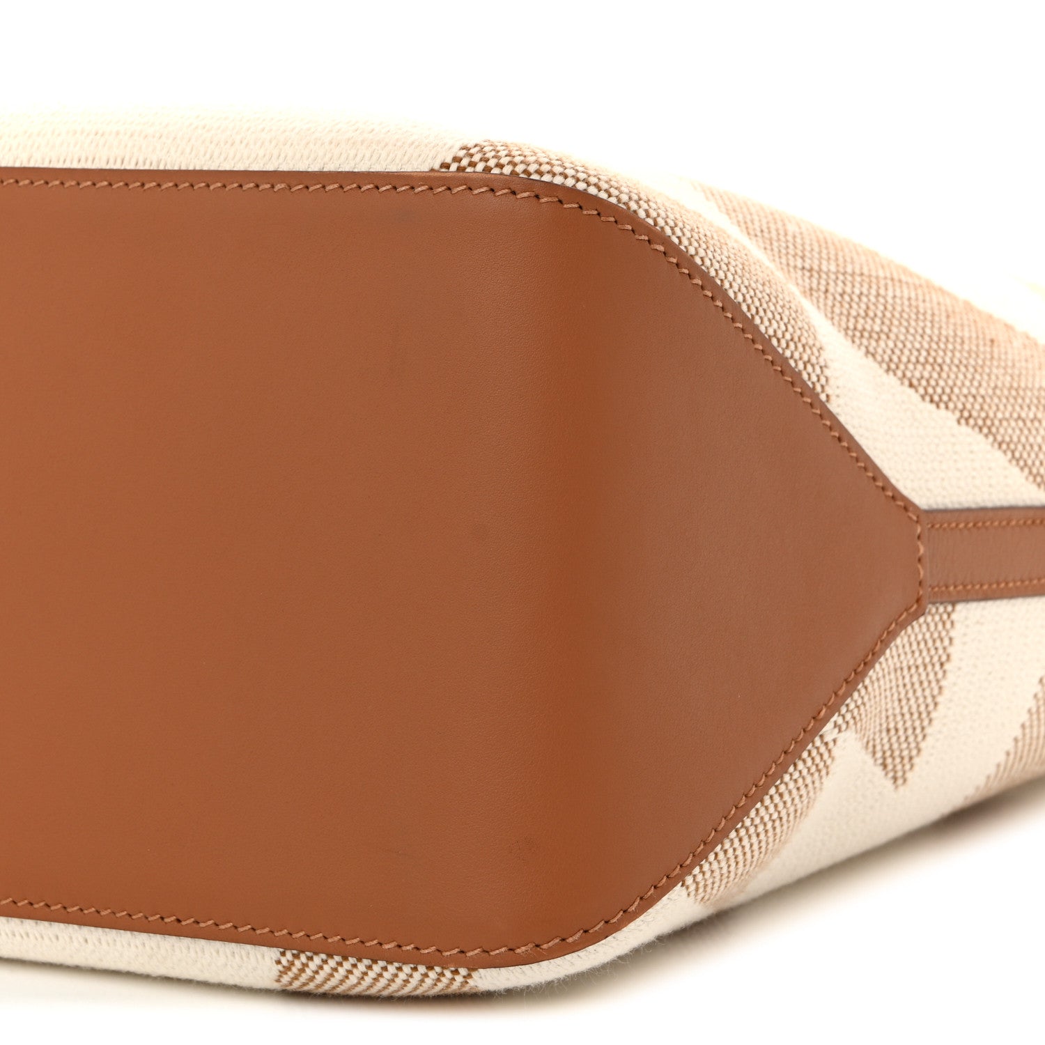 Hermes Swift H Canvas Cabas H En Biais 40 Ecru Naturel Gold 10 of 10