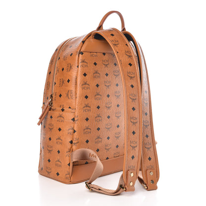 MCM Visetos Medium Stark Backpack Cognac 3 of 17