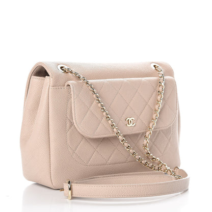 Chanel Caviar Small Flap Light Beige 3 of 9