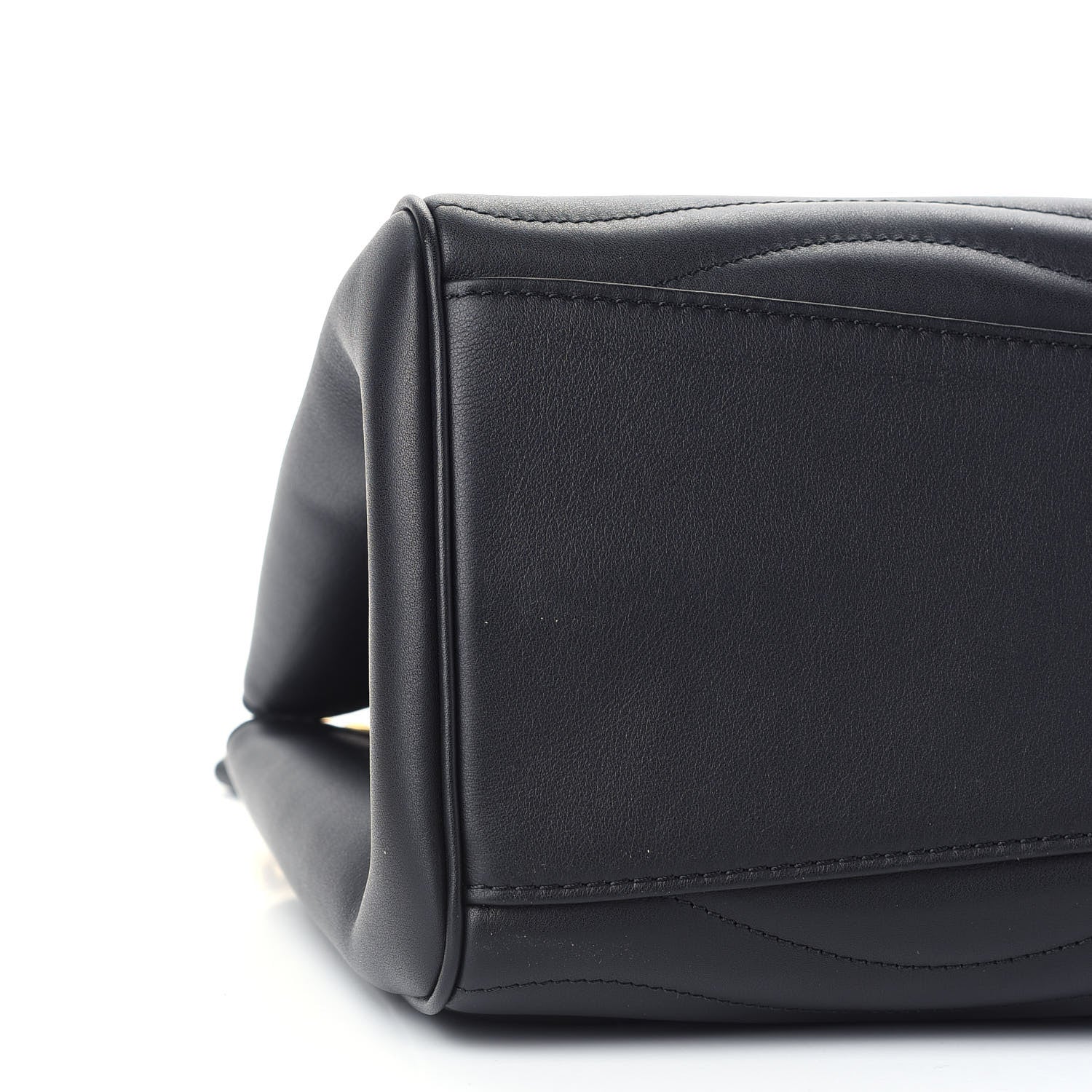 Louis Vuitton Calfskin New Wave Chain Tote Black 6 of 7