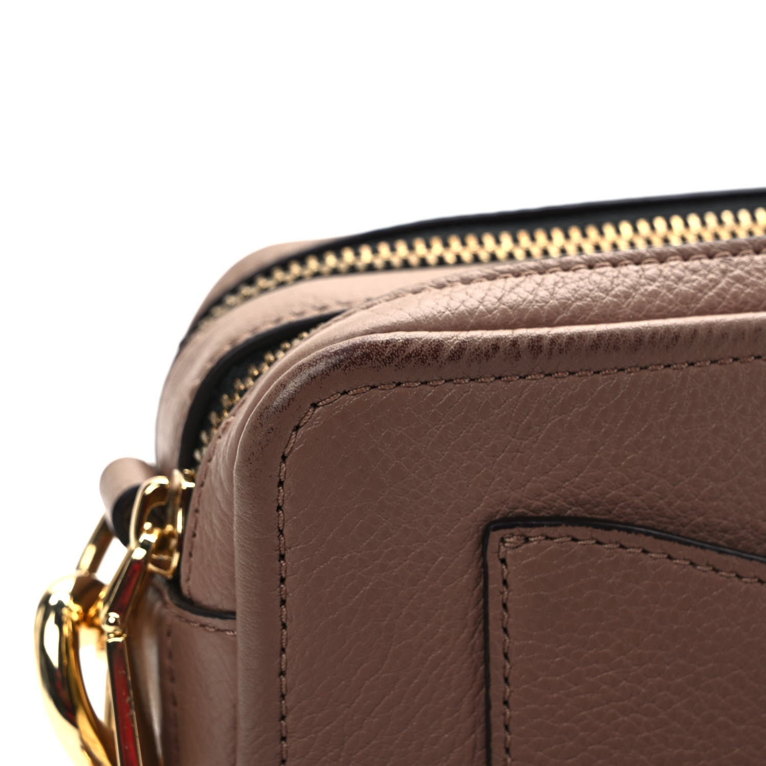 Marc Jacobs Calfskin Quilted The Moto Shot 21 Bag Dusty Beige 13 of 13