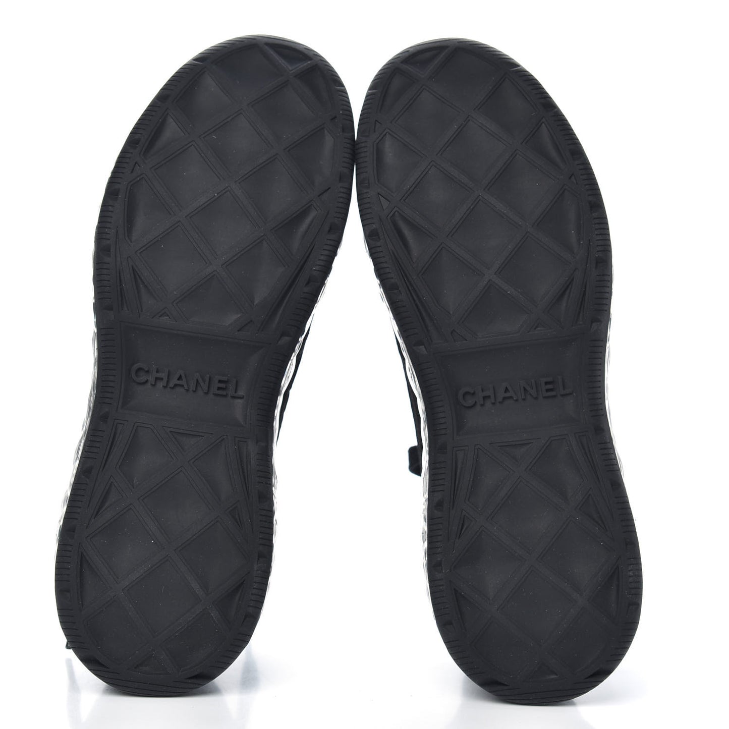 Suede Calfskin Velvet Grosgrain CC Sneakers 40 Black