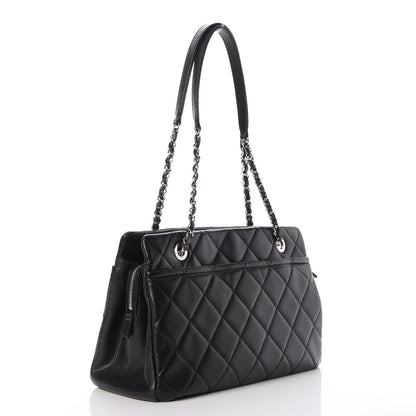 Chanel Caviar Quilted CC Timeless Tote Black 3 of 7