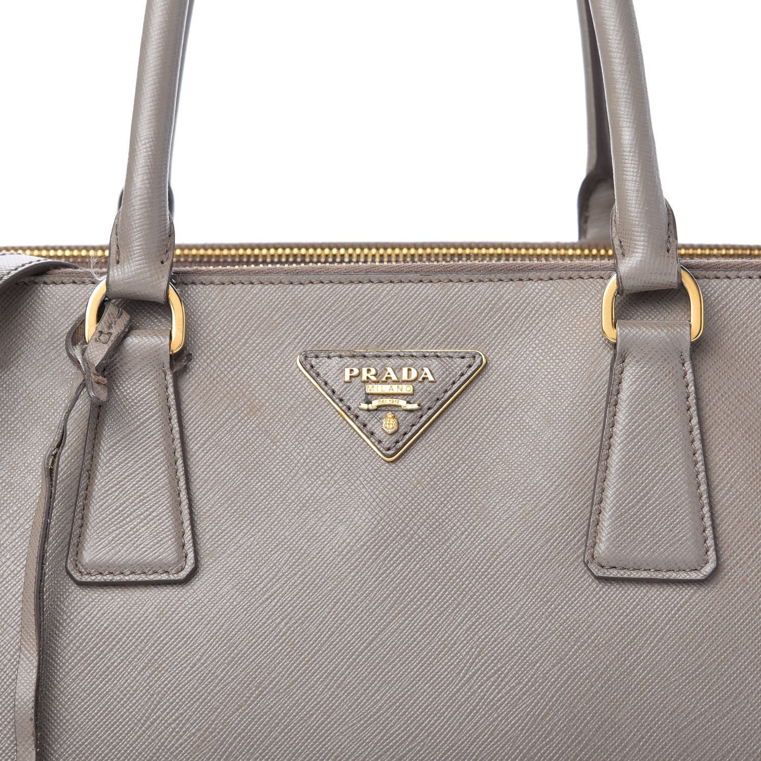 Prada Saffiano Large Galleria Double Zip Tote Argilla 11 of 11