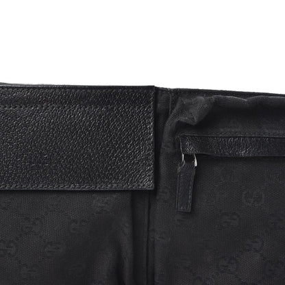 Gucci GG Monogram Double Pocket Belt Bag Black 5 of 8