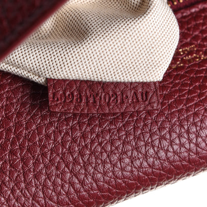 Tom Ford Grained Calfskin T Clasp Tara Crossbody Bag Cabernet 6 of 9