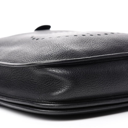 Hermes Taurillon Clemence Evelyne II PM Black 6 of 10