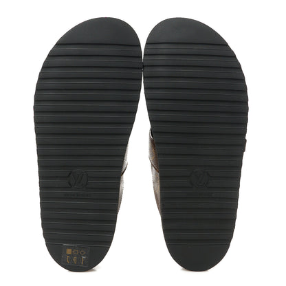 Louis Vuitton Patent Monogram Womens Cosy Flat Comfort Clog Mules 37.5 Brown 11 of 20