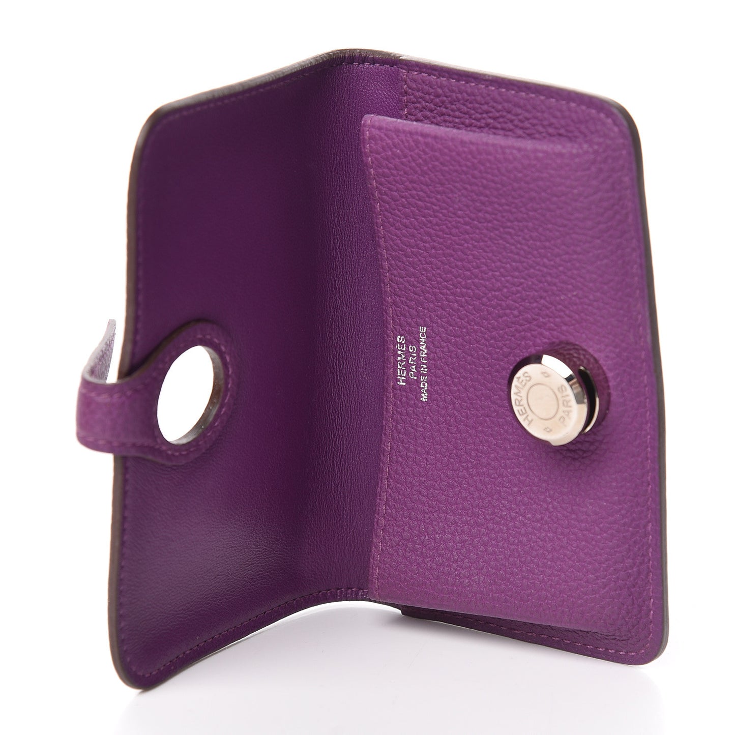 Togo Dogon Card Case Key Holder Anemone