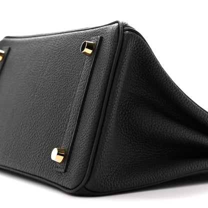 Hermes Togo Birkin 25 Black 10 of 13