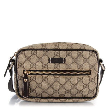 Gucci GG Plus Monogram Small Shoulder Bag Dark Brown 1 of 7