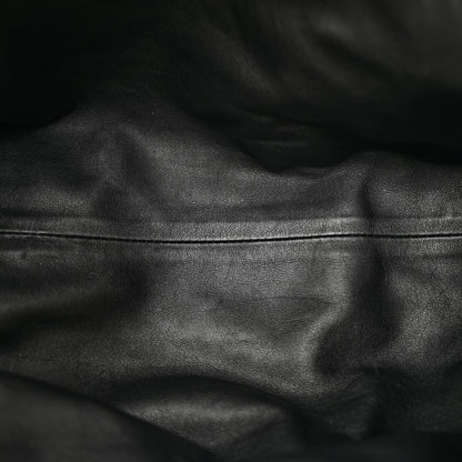 Bottega Veneta Smooth Butter Calf The Pouch Oversized Clutch Black 5 of 11