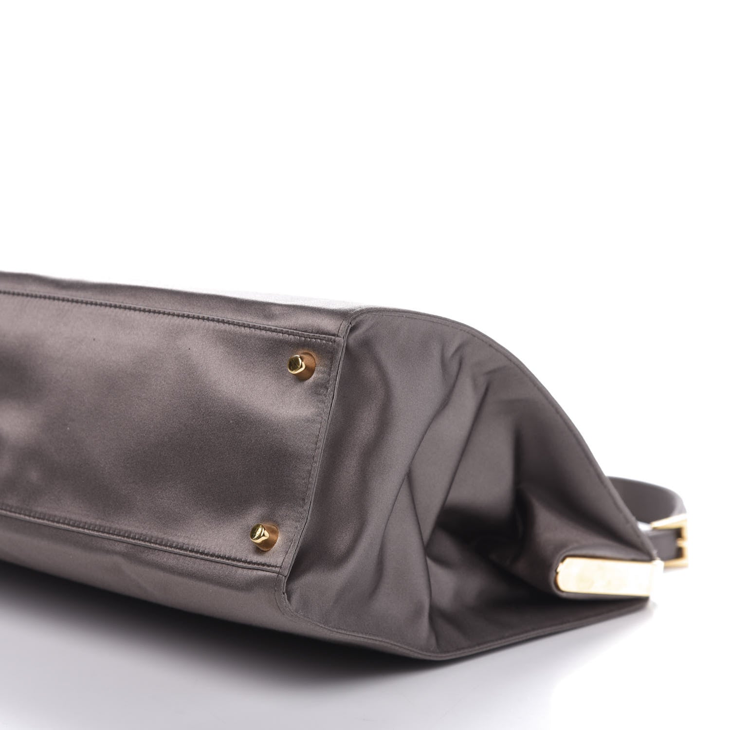 Prada Satin Framed Bag Fumo 7 of 15