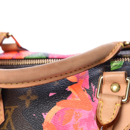 Louis Vuitton Monogram Roses Speedy 30 9 of 14