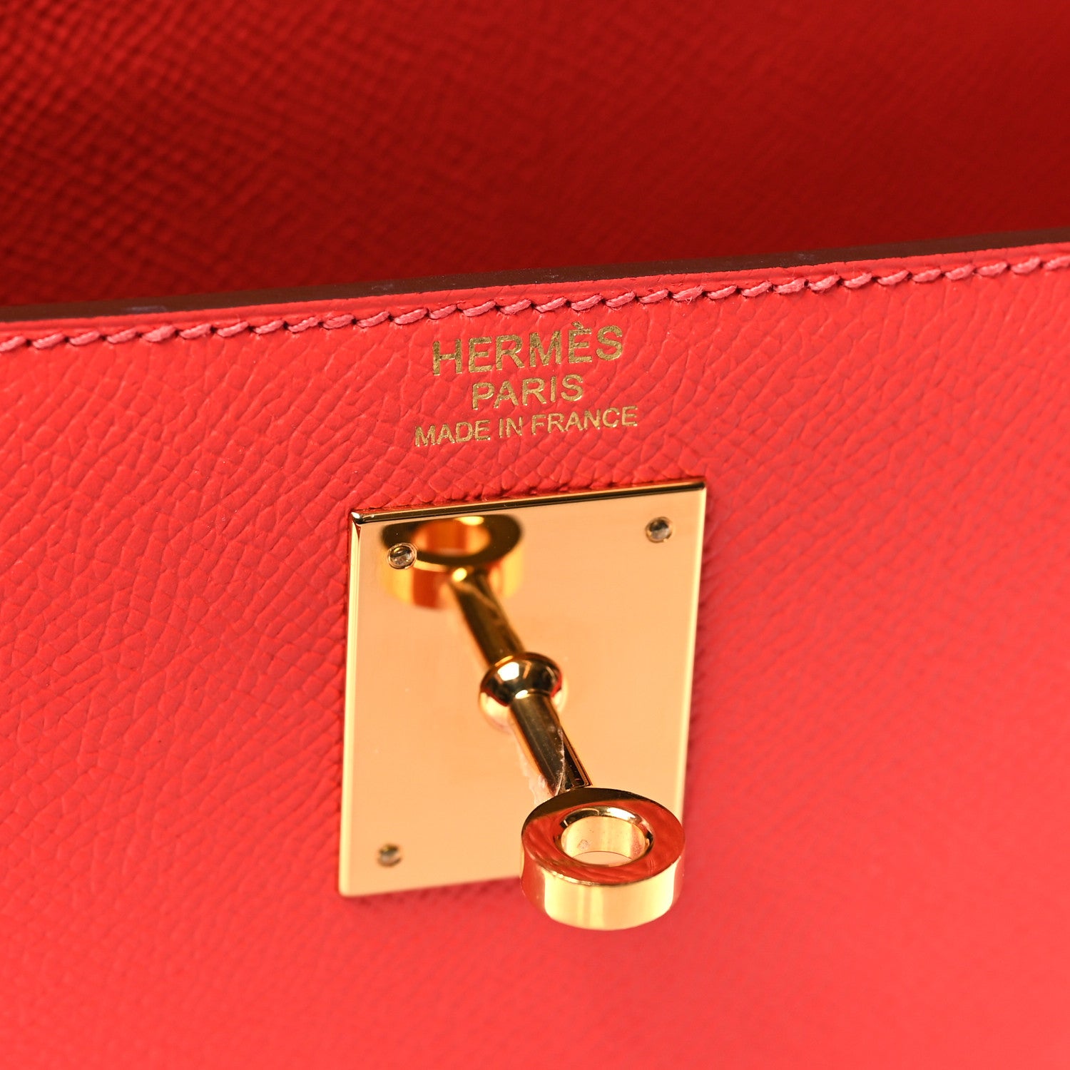 Hermes Epsom Kelly Sellier 32 Rose Jaipur 6 of 11