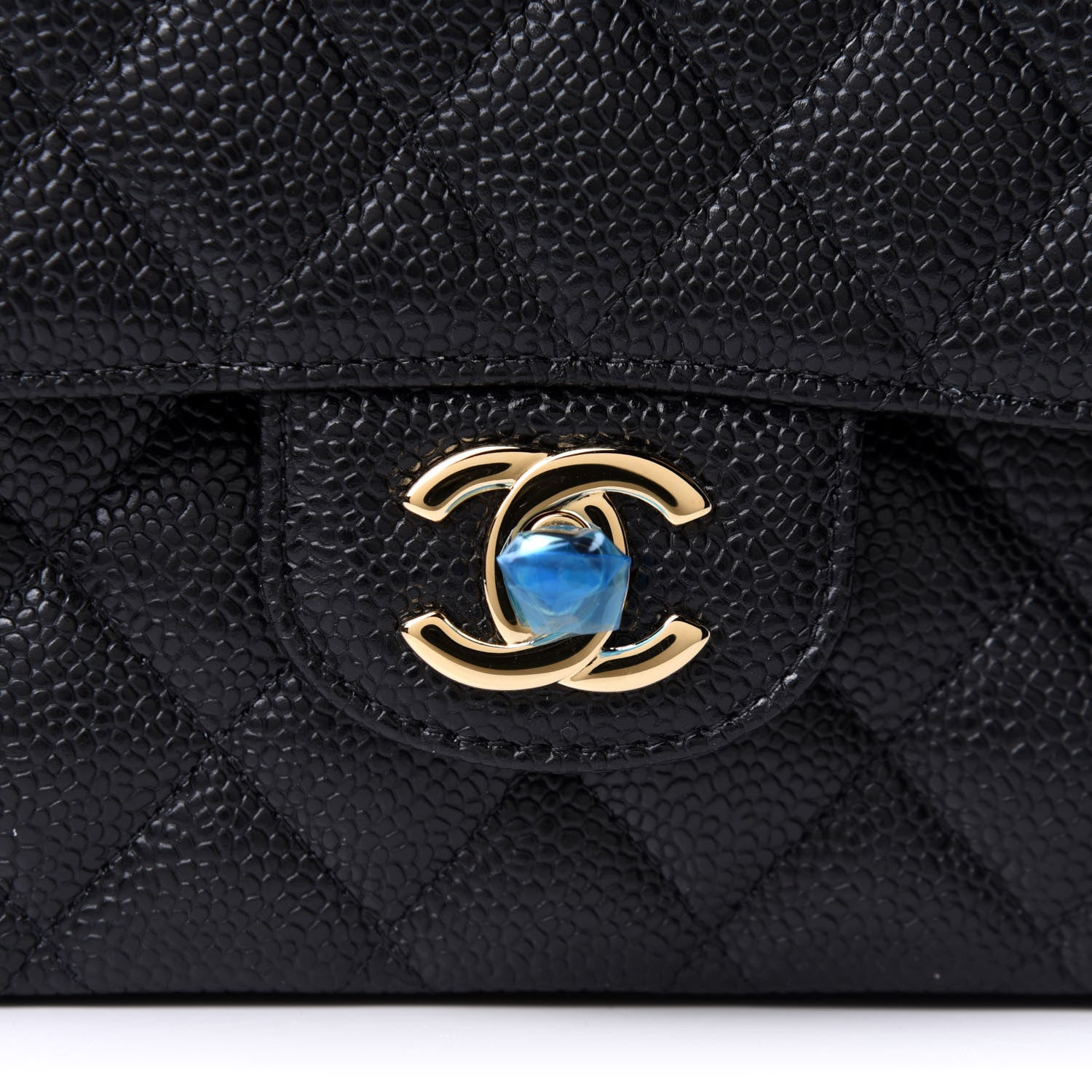 Chanel Caviar Quilted Medium Double Flap Black 8 of 11