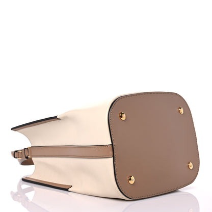Burberry Calfskin Small Peggy Bucket Bag Cream 4 of 19