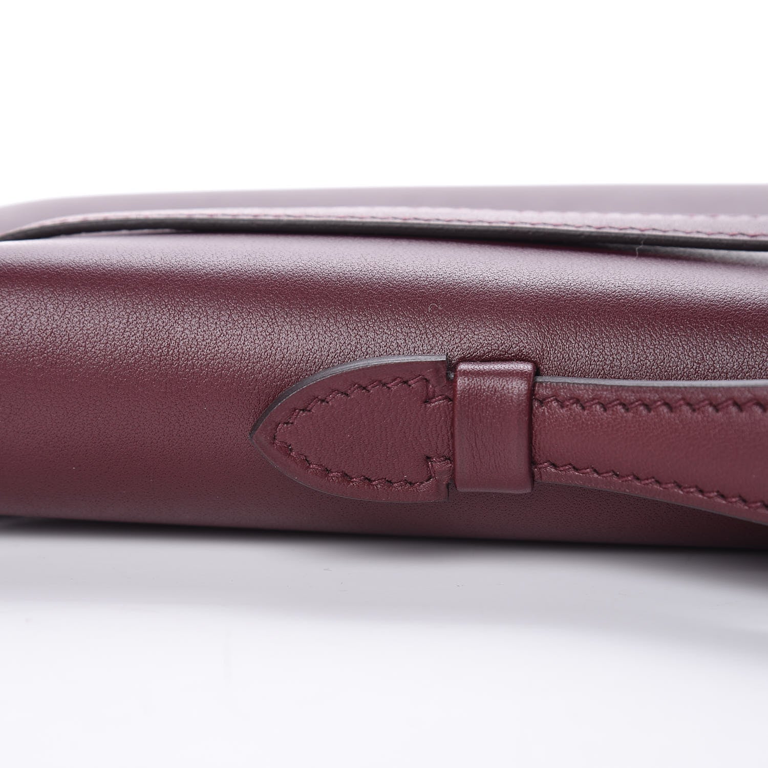 Hermes Swift Kelly Cut Clutch Pochette Bordeaux 8 of 27