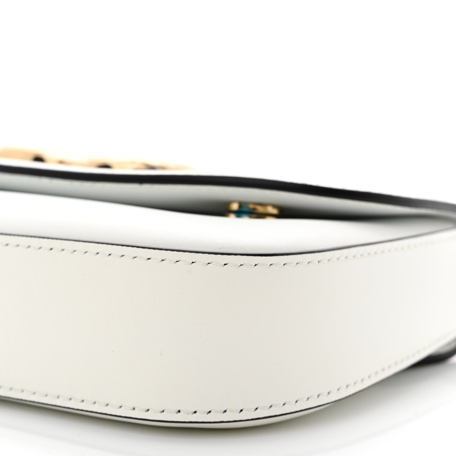 Dolce & Gabbana Calfskin 3.5 Flap Crossbody Bag White 9 of 9