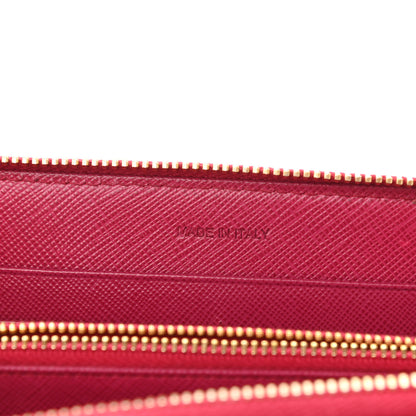Prada Tessuto Nylon Zip Around Wallet Ibisco 7 of 12