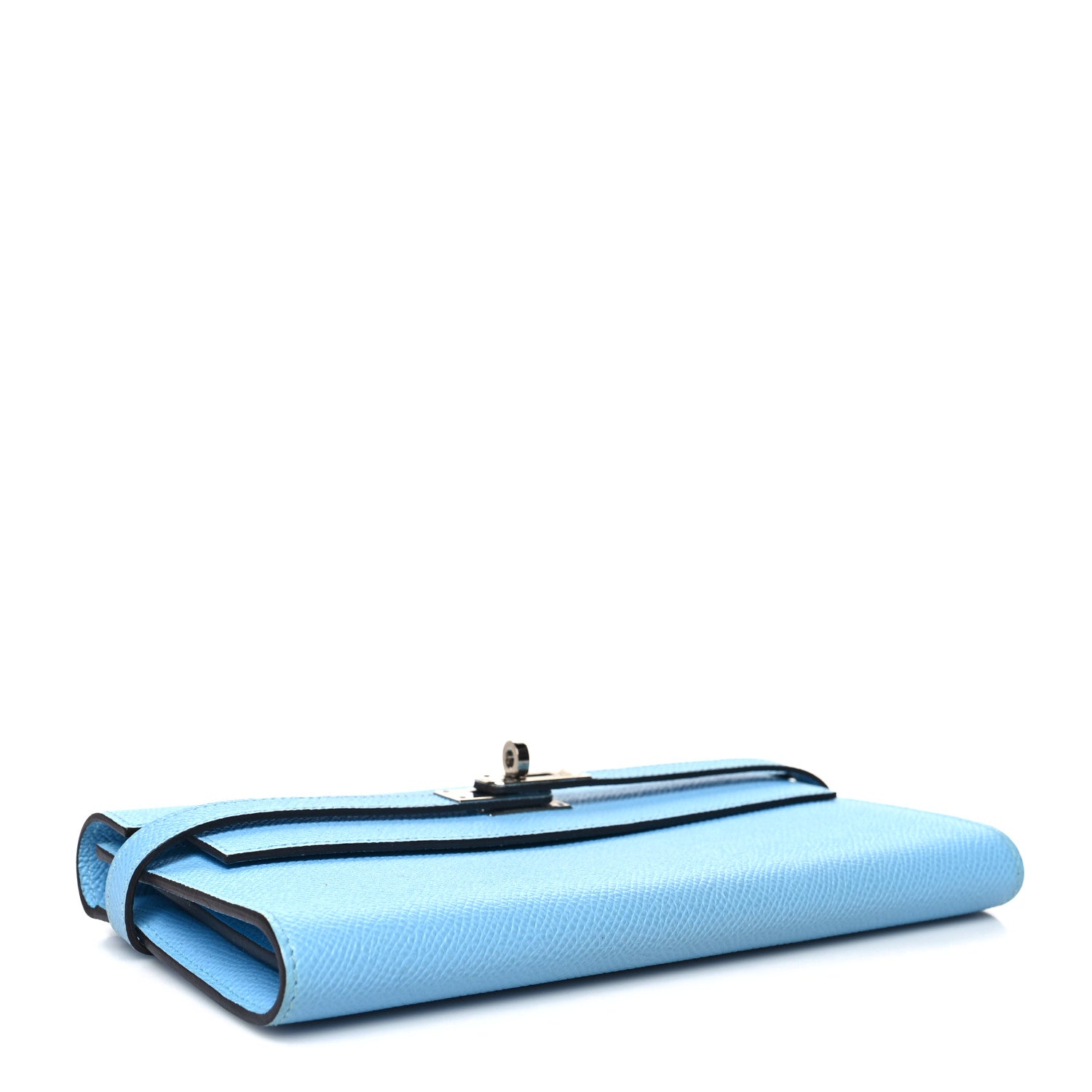 Hermes Epsom Kelly Longue Wallet Celeste 4 of 11