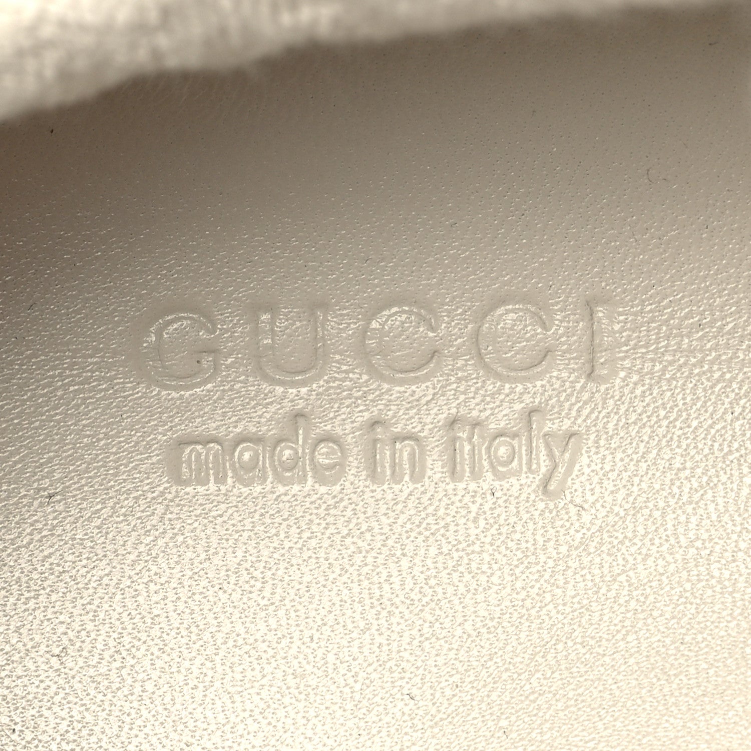 Gucci Nylon Nubuck Web Womens Screener Sneakers 37 Mystic White Dusty Milk 8 of 9
