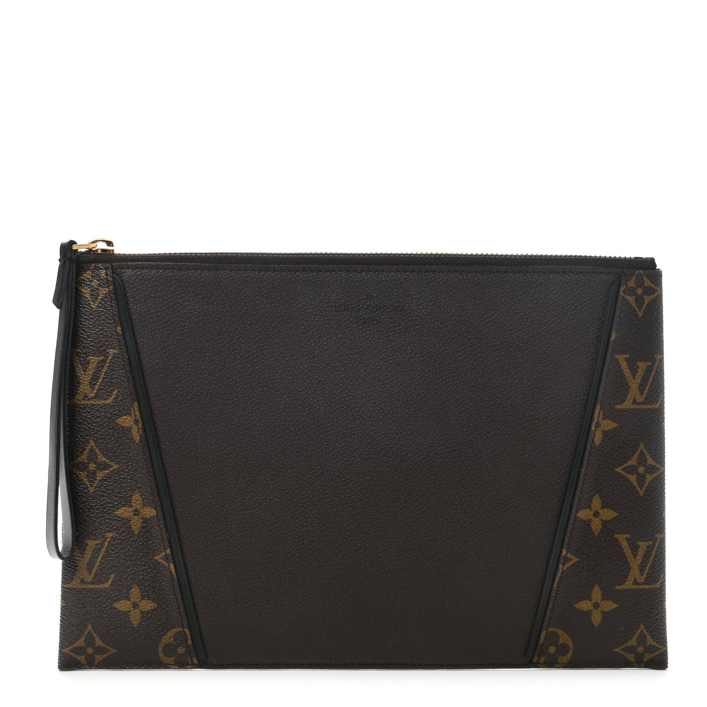 Monogram Veau Cachemire W Pochette Chocolate