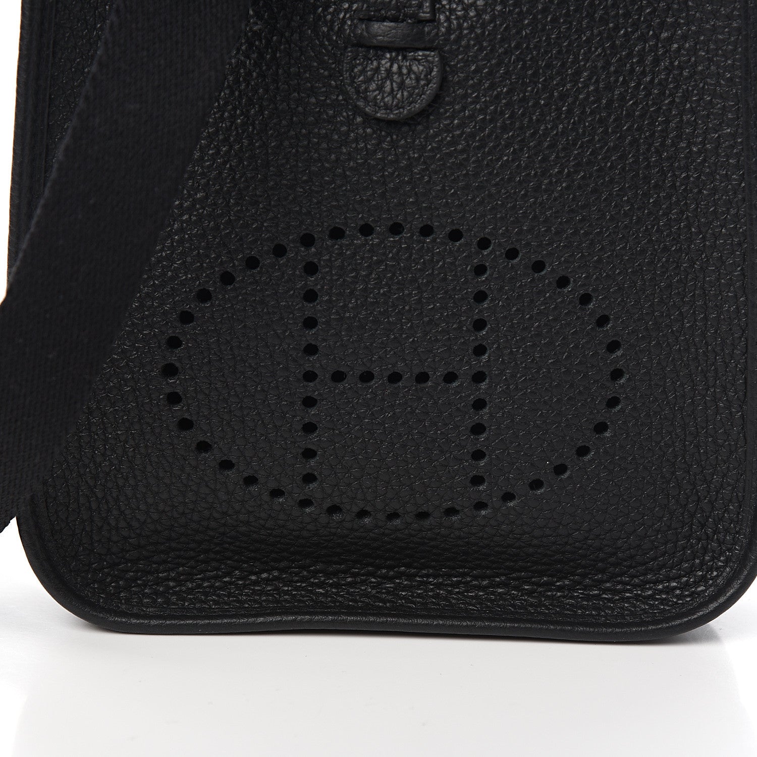 Hermes Taurillon Clemence Evelyne TPM Black 8 of 9