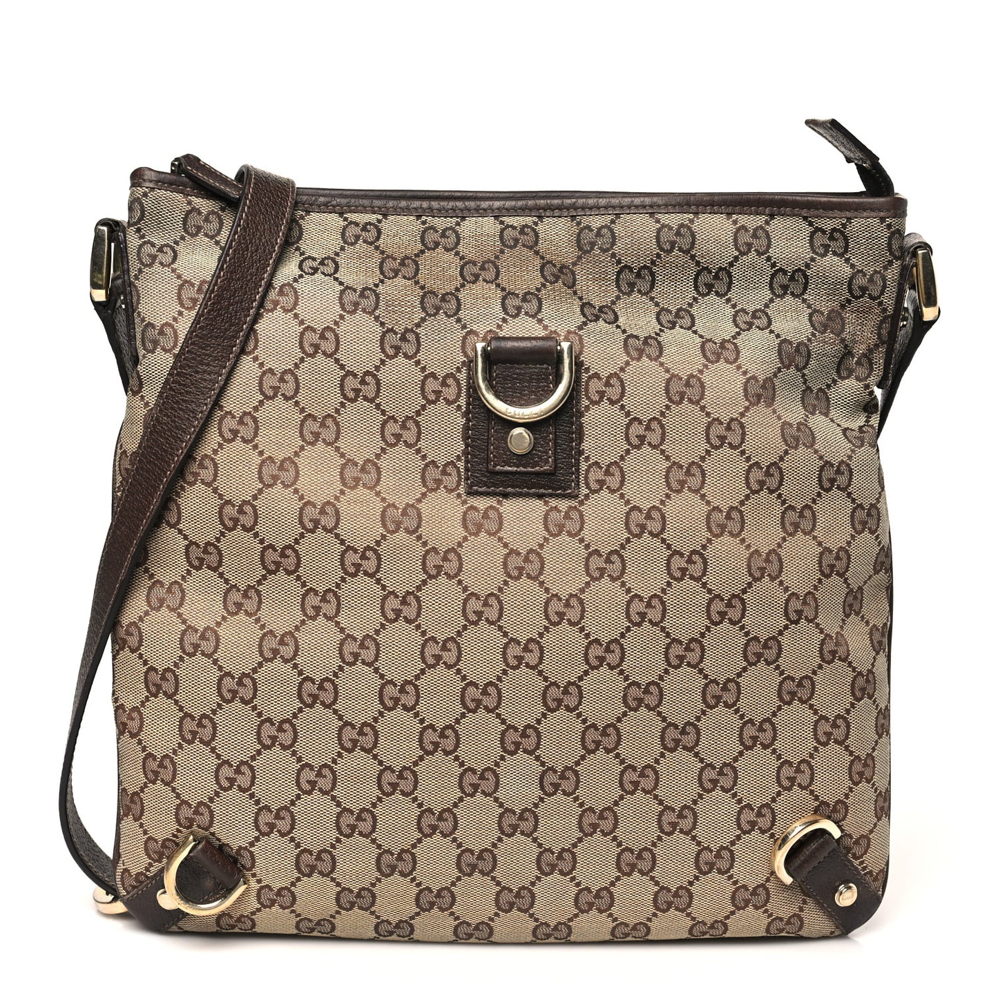 Monogram Abbey Messenger Bag Dark Brown
