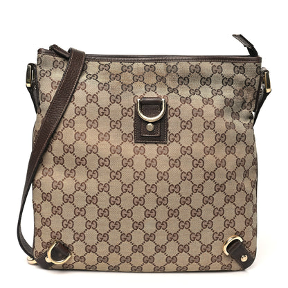 Gucci Monogram Abbey Messenger Bag Dark Brown 1 of 13