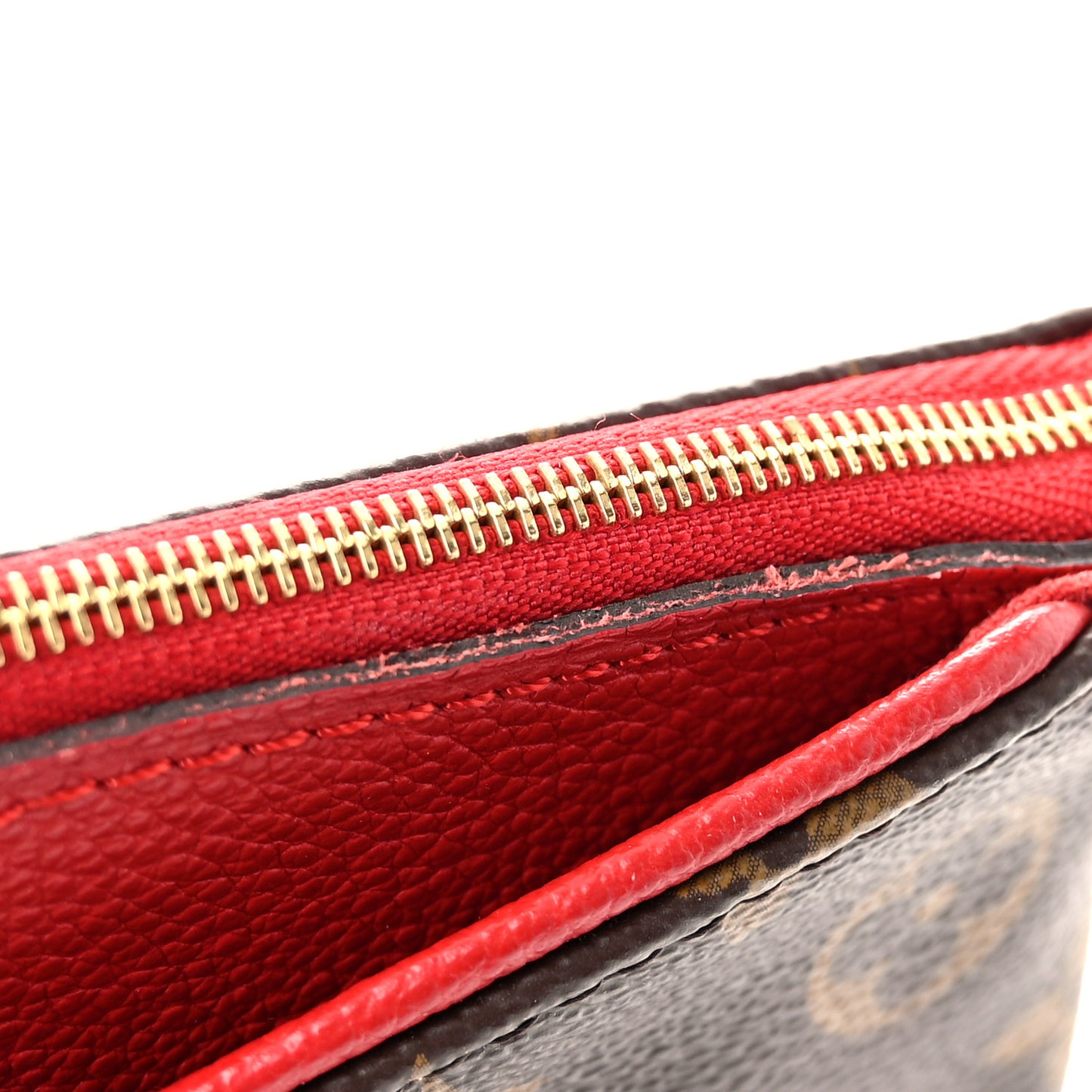 Monogram Pallas Clutch Cherry