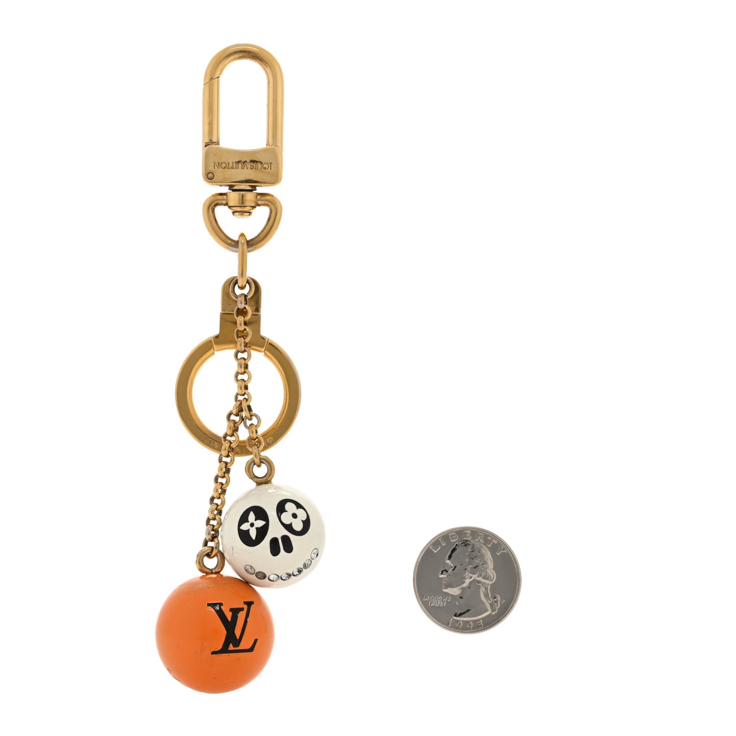 Halloween Jack and Lucie Key Holder Orange