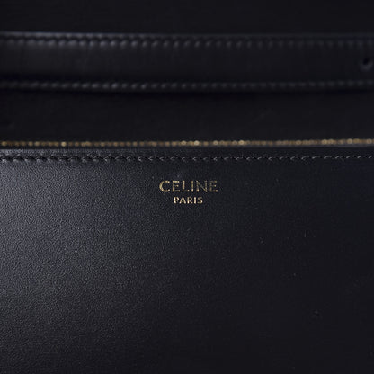 Celine Box Calfskin Medium Classic Box Flap Bag Black 5 of 9
