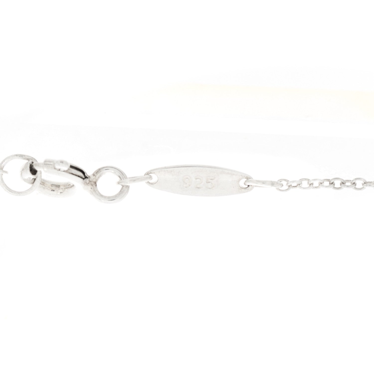 Tiffany Sterling Silver Aquamarine Elsa Peretti Color By The Yard Bracelet 4 of 6