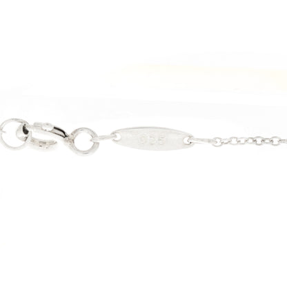 Tiffany Sterling Silver Aquamarine Elsa Peretti Color By The Yard Bracelet 4 of 6